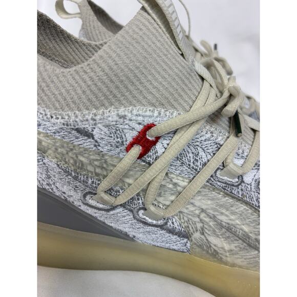 Puma Clyde Court Hightop Basketball Sneakers Grey White Size 9 Mens Embroidered main image 6